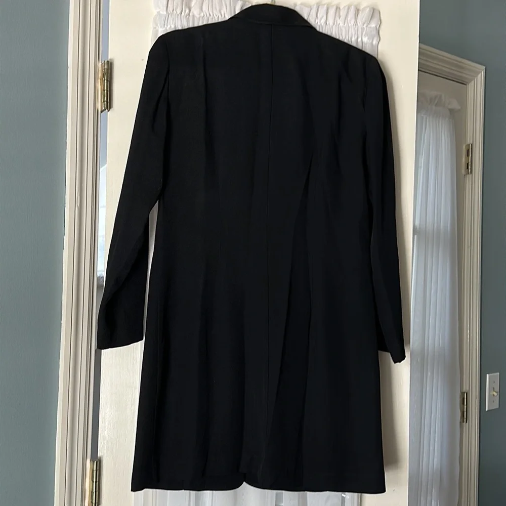 Lois Snyder DANI MAX blazer black 8 petite VINTAGE dress length above knees